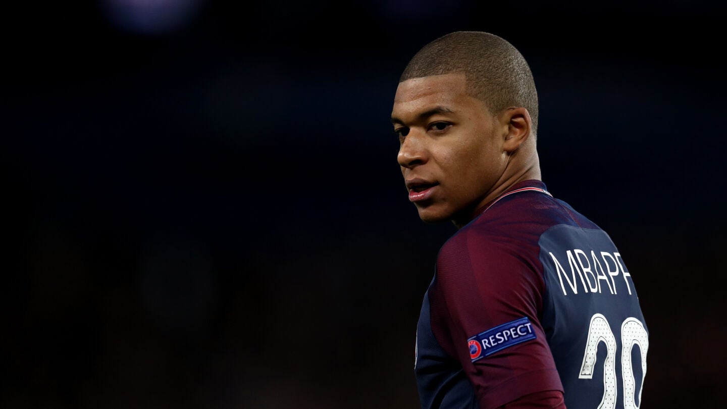 Mbapp&eacute;, en un partido con el PSG