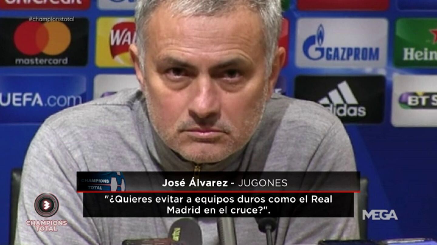 &iquest;Quiere Mourinho al Real Madrid como rival en octavos de Champions League? 