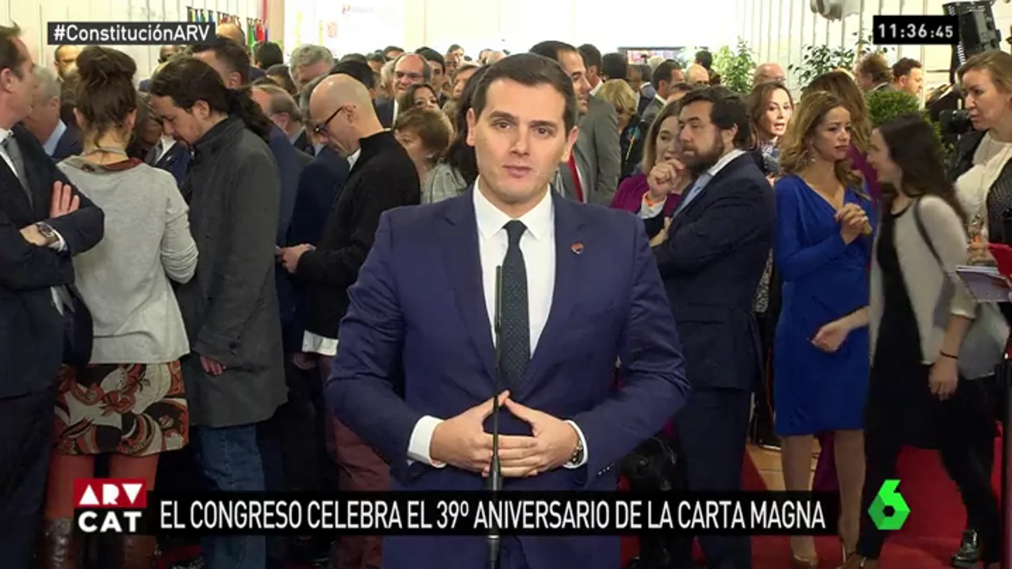 Albert Rivera en los actos de conmemoración del 39 aniversario de la Constitución Albert Rivera en los actos de conmemoración del 39 aniversario de la Constitución