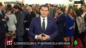 Albert Rivera en los actos de conmemoración del 39 aniversario de la Constitución