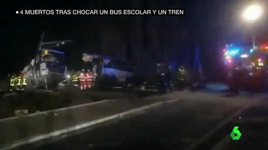 Al menos cuatro adolescentes muertos tras chocar un autobús escolar y un tren al sur de Francia Al menos cuatro adolescentes muertos tras chocar un autobús escolar y un tren al sur de Francia