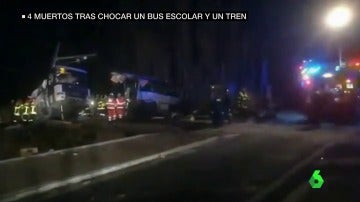 Al menos cuatro adolescentes muertos tras chocar un autobús escolar y un tren al sur de Francia