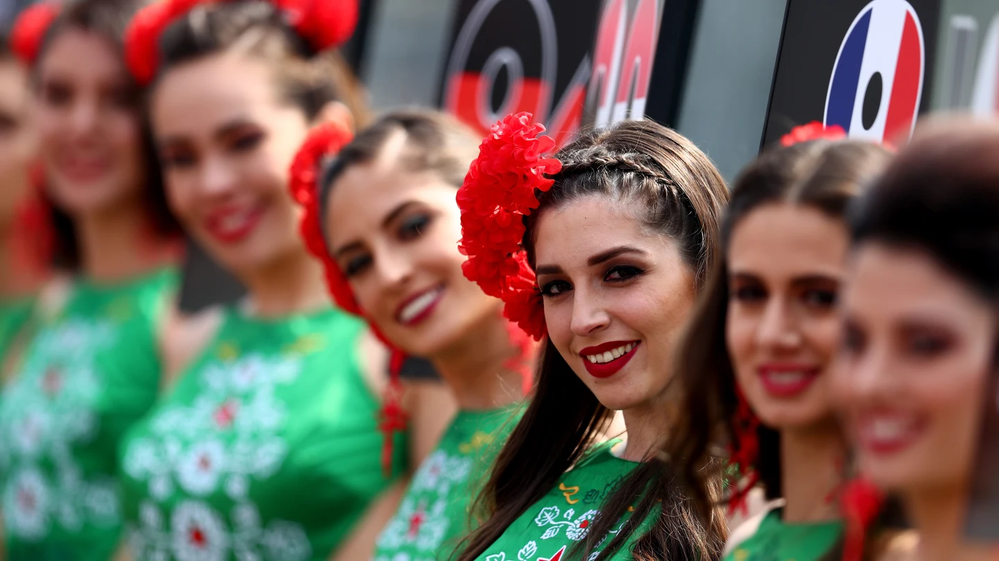 Azafatas en el GP de México de F1 Azafatas en el GP de México de F1