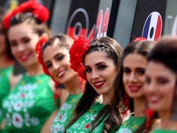 Azafatas en el GP de México de F1 Azafatas en el GP de México de F1