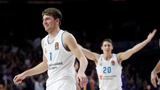 El base esloveno del Real Madrid Luka Doncic El base esloveno del Real Madrid Luka Doncic