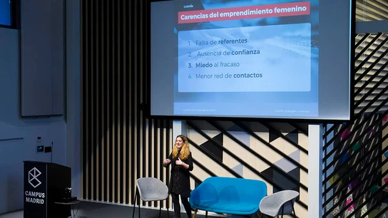 Ana Ormaechea, periodista y emprendedora, en el Campus Women Ana Ormaechea, periodista y emprendedora, en el Campus Women