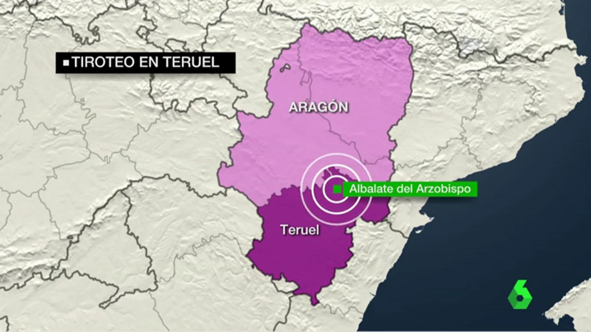 Tres muertos, dos de ellos guardias civiles, en un tiroteo en un pueblo de Teruel