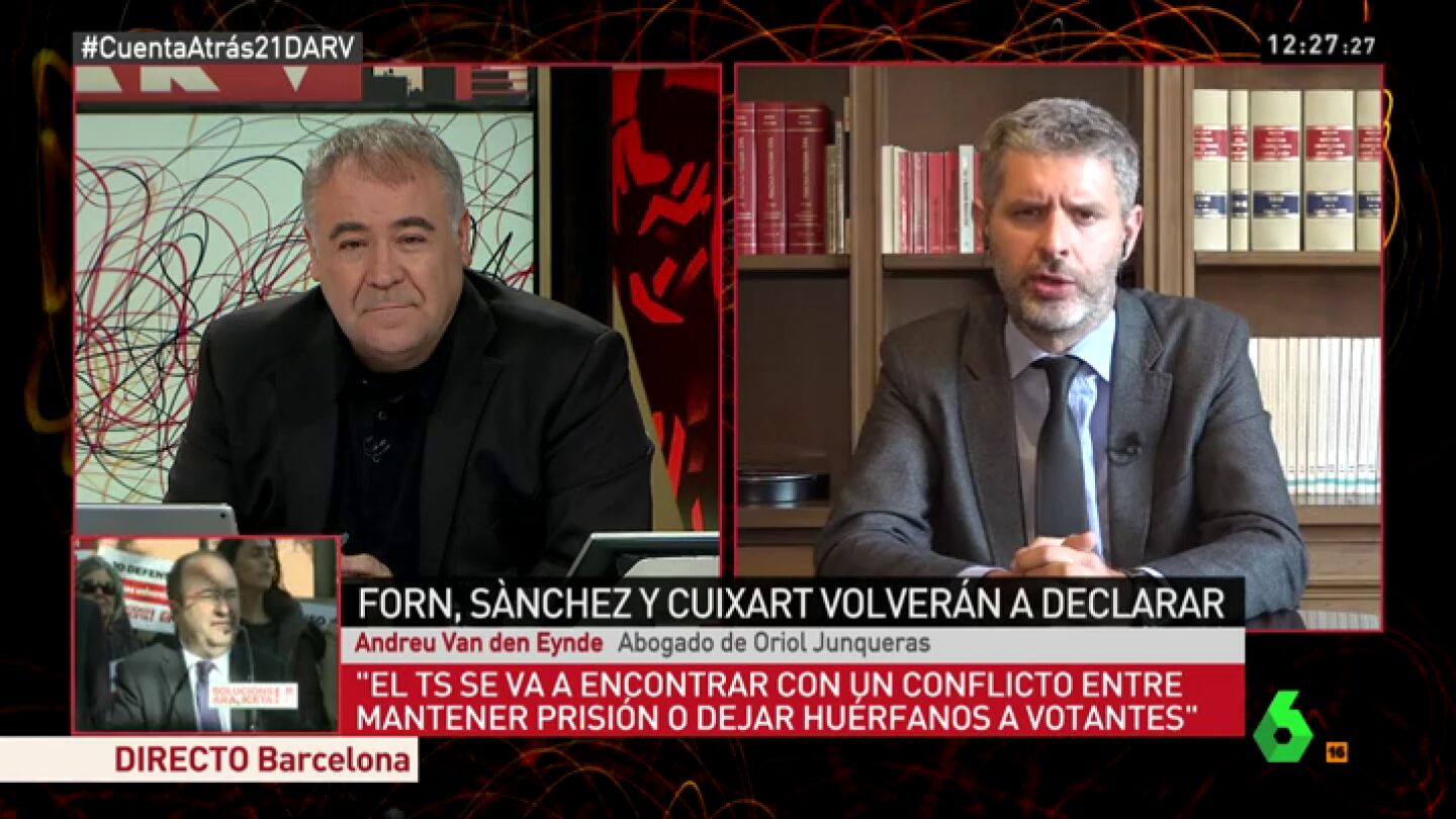 Van den Eynde, abogado de Junqueras