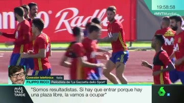 Filippo Ricci, periodista de 'la Gazzetta dello Sport': "No veo a España fuera del Mundial"