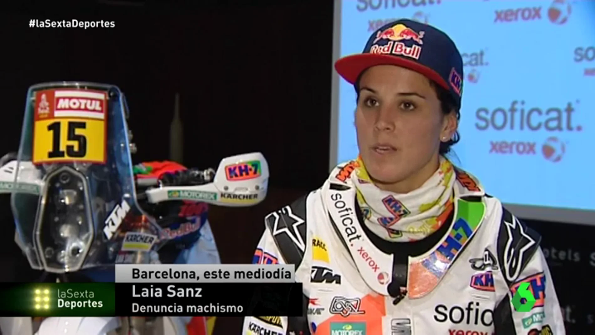 Laia Sanz responde al director del Dakar: "Yo molesto más que si por delante queda un piloto chico"