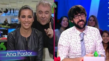 Ana Pastor, Antonio García Ferreras y Quique Peinado en Zapeando