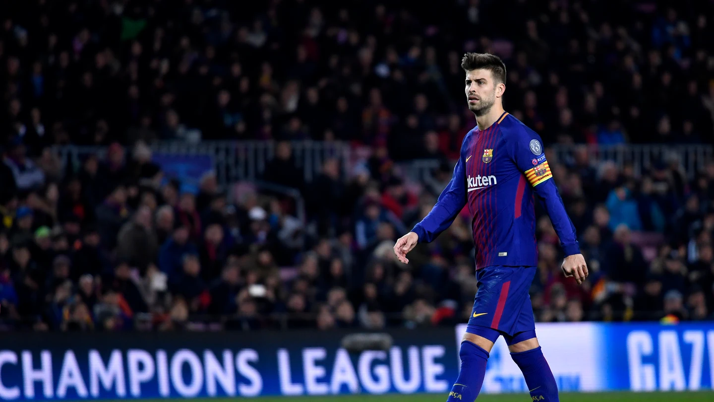 Gerard Piqué, en un partido del Barcelona Gerard Piqué, en un partido del Barcelona