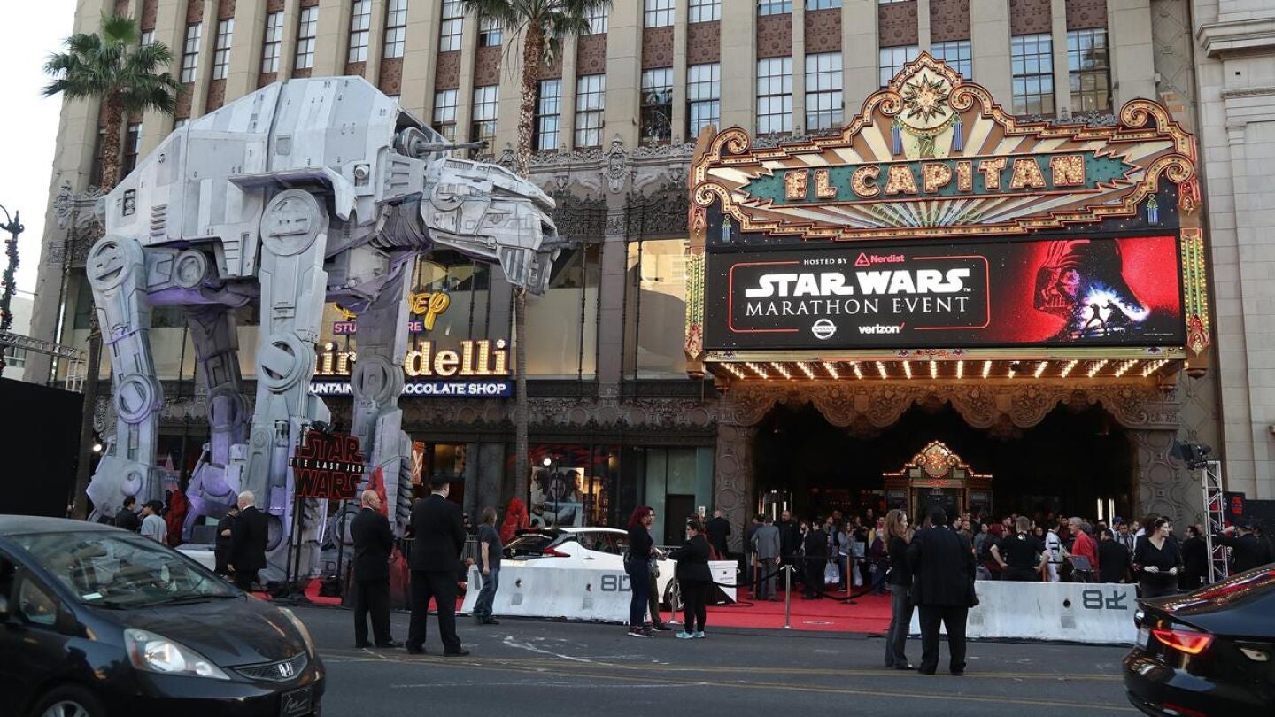 Foto del estreno en el Teatro Chino TCL de Hollywood (EE.UU.)