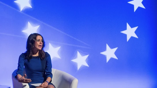 La candidata de la formación naranja a la presidencia de la generalitat, Inés Arrimadas La candidata de la formación naranja a la presidencia de la generalitat, Inés Arrimadas