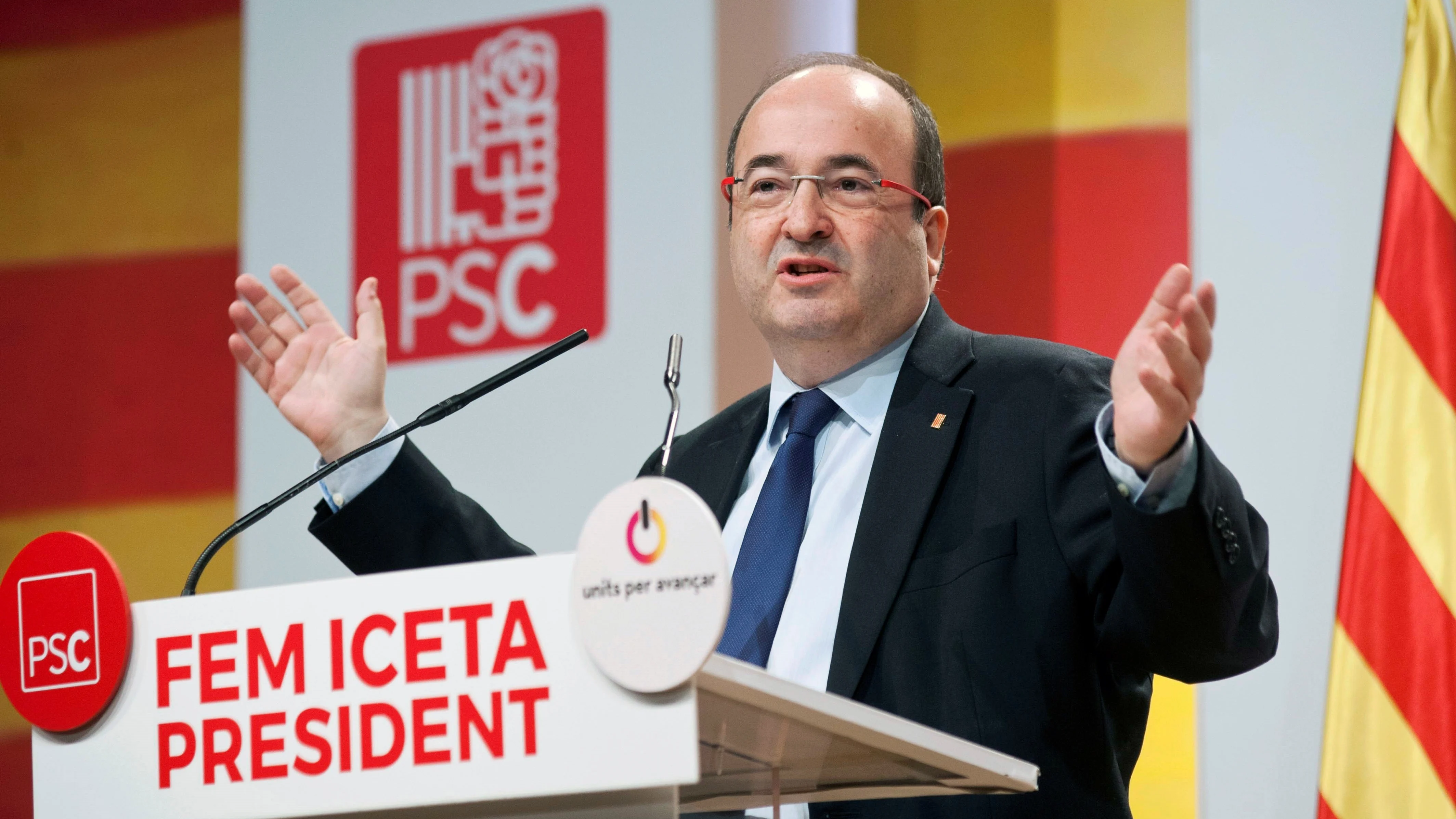 El líder del PSC, Miquel Iceta