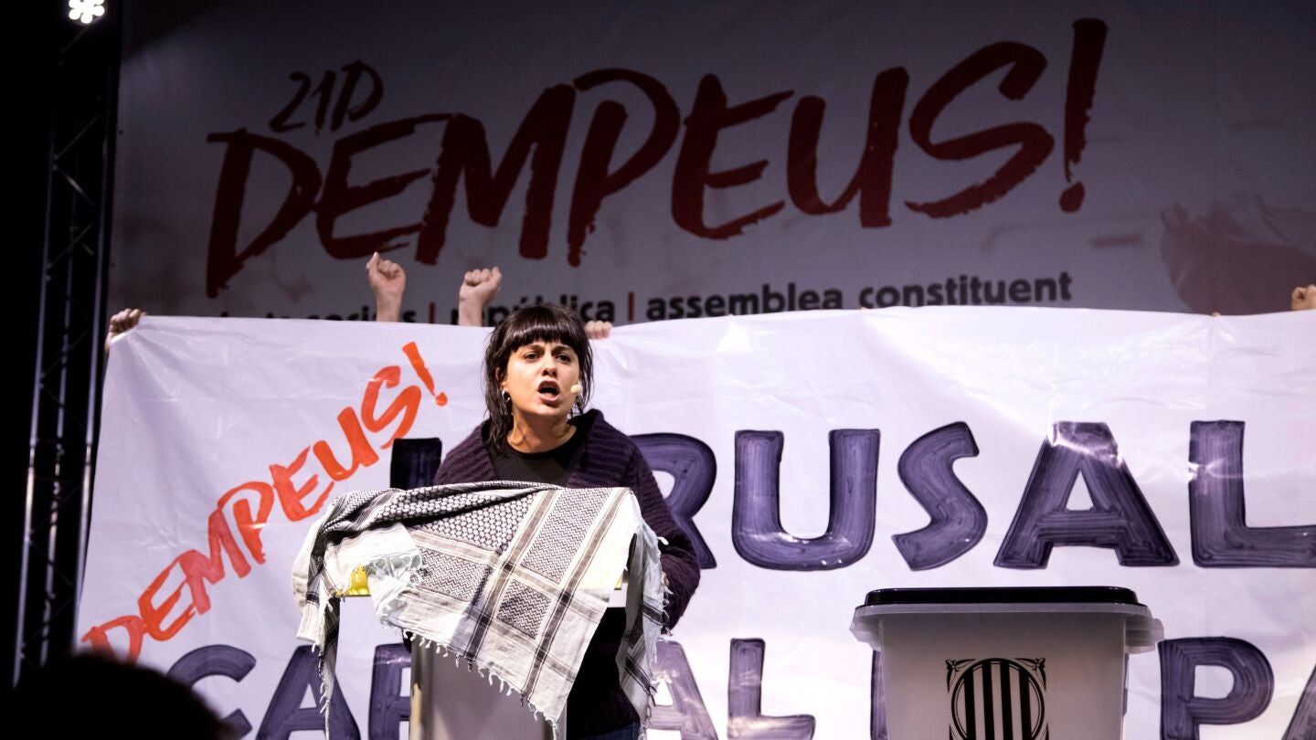 la exdiputada de la CUP, Anna Gabriel