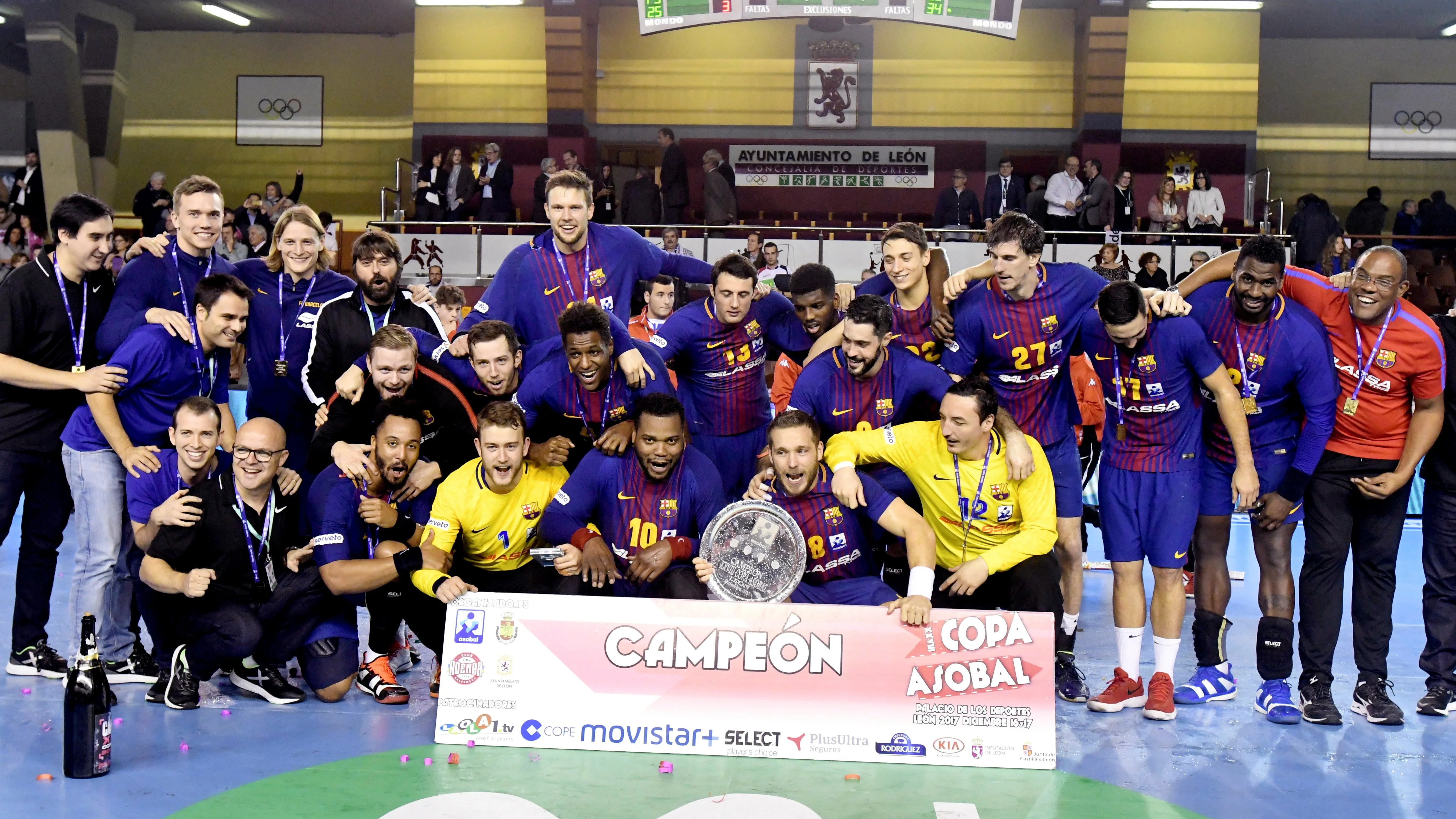 El Barcelona gana su séptima copa consecutiva de Balonmano