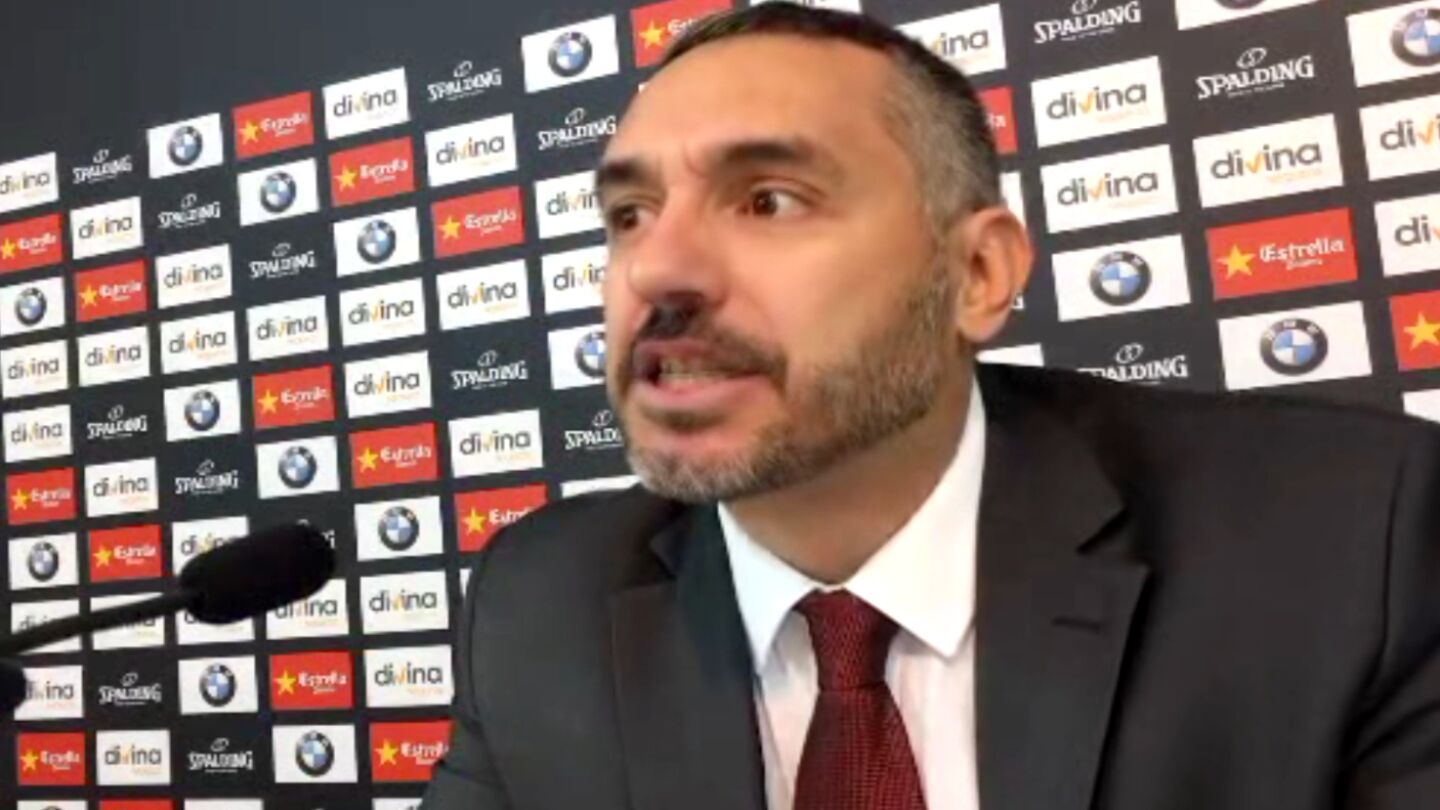 Cuspinera, durante la rueda de prensa