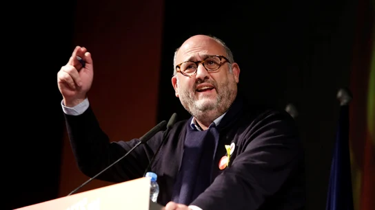 El candidato de Junts per Catalunya Eduard Pujol El candidato de Junts per Catalunya Eduard Pujol