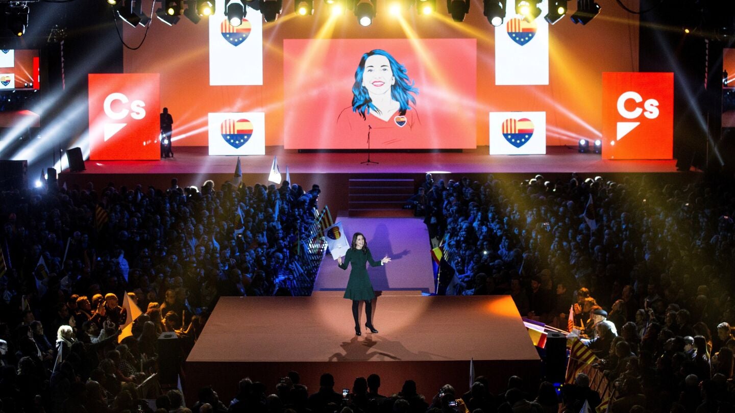 La candidata a la presidencia de la Generalitat por Ciudadanos, In&eacute;s Arrimadas
