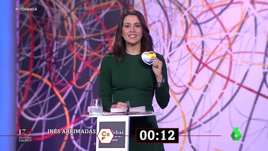 El minuto final de Arrimadas en 'El Debat' El minuto final de Arrimadas en 'El Debat'