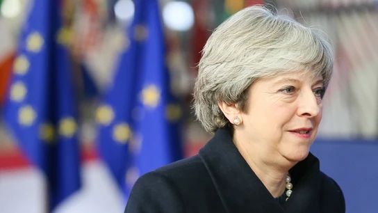 La primera ministra británica, Theresa May, a su llegada al Consejo Europeo en Bruselas (Archivo) La primera ministra británica, Theresa May, a su llegada al Consejo Europeo en Bruselas (Archivo)