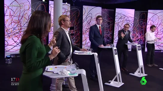 El rifirrafe de Arrimadas con Josep Rull y Carles Mundó en 'El Debat' El rifirrafe de Arrimadas con Josep Rull y Carles Mundó en 'El Debat'