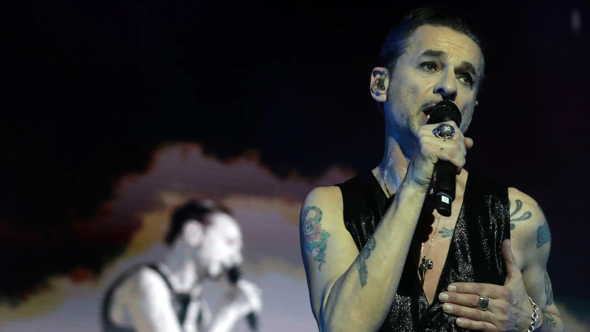 Concierto de la banda británica Depeche Mode en el WiZink Center de Madrid