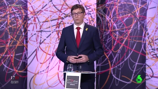 Carles Mundó en 'El Debat' Carles Mundó en 'El Debat'