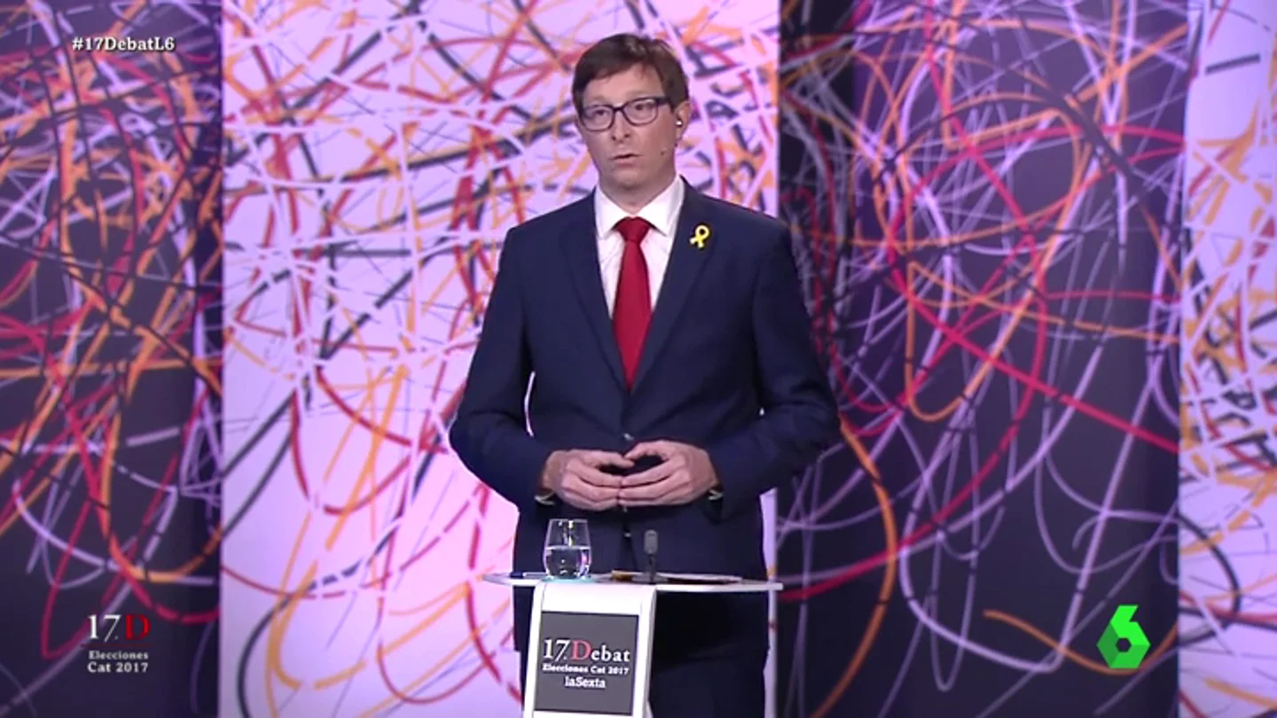 Carles Mundó en 'El Debat' Carles Mundó en 'El Debat'