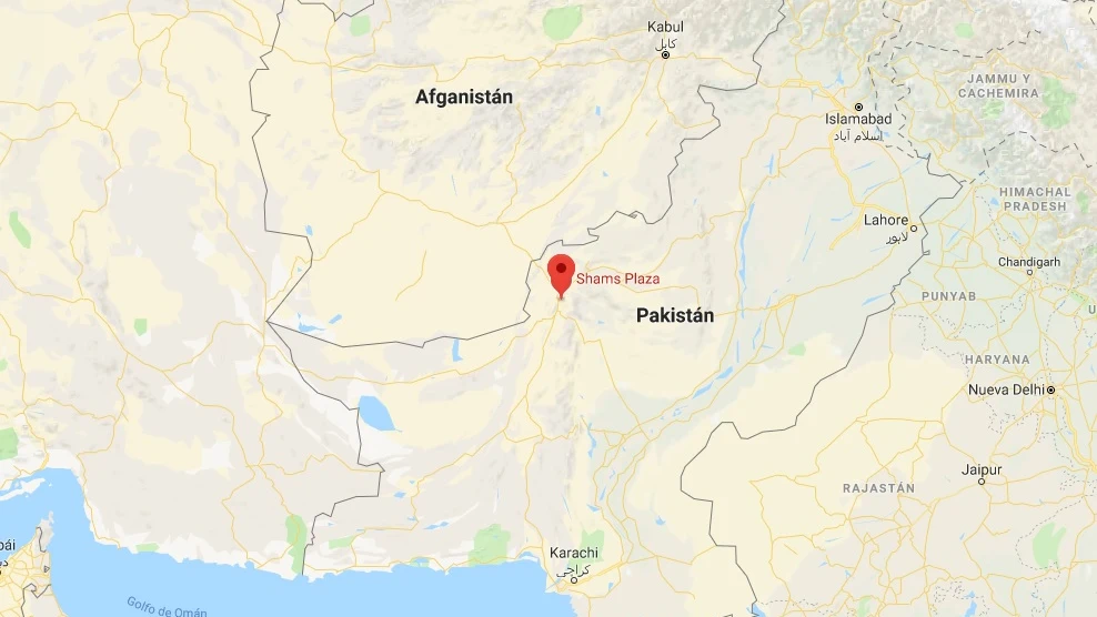 Lugar del ataque contra una iglesia metodista en la ciudad de Quetta, en el oeste de Pakistán