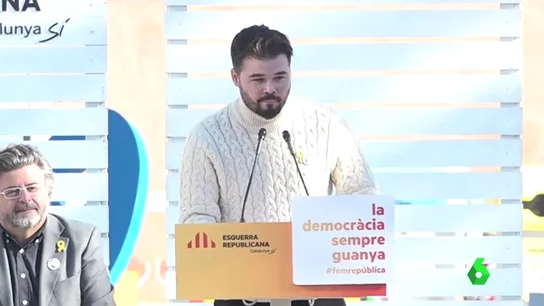 Gabriel Rufián: "Josep Borrell hablaba de desinfectar Cataluña, pues el mejor desinfectante es la cal viva" Gabriel Rufián: "Josep Borrell hablaba de desinfectar Cataluña, pues el mejor desinfectante es la cal viva"