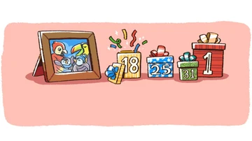 Tercera imagen del doodle de Google para celebrar la navidad