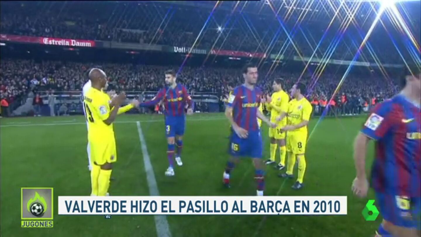 Valverde s&iacute; le hizo el pasillo al Barcelona en 2010