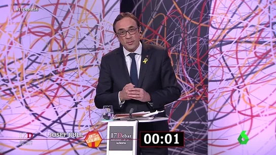 El minuto final de Josep Rull en 'El Debat' El minuto final de Josep Rull en 'El Debat'