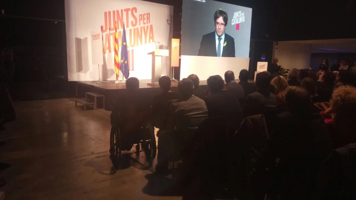 El expresident de la Generalitat, Carles Puigdemont