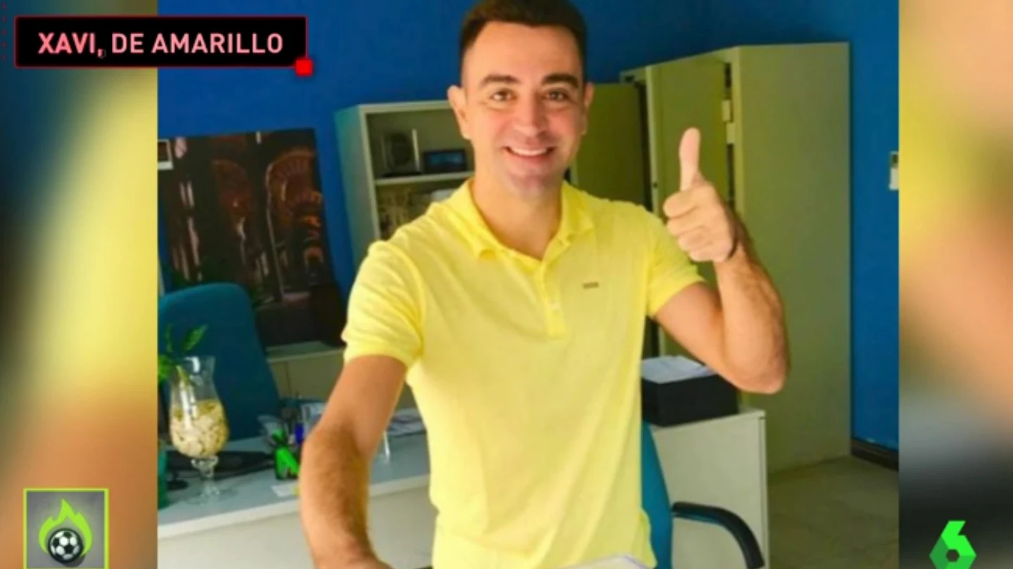 Xavi vota desde Qatar Xavi vota desde Qatar