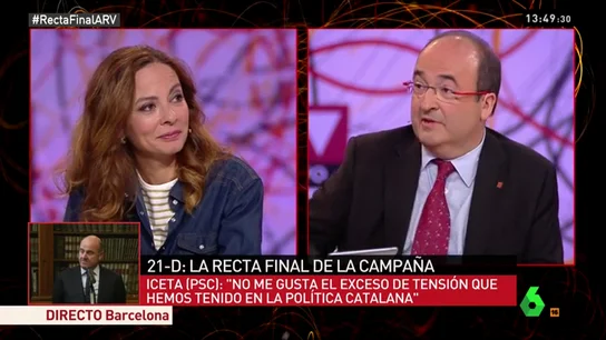 Miquel Iceta y Neus Tomás en ARV Miquel Iceta y Neus Tomás en ARV