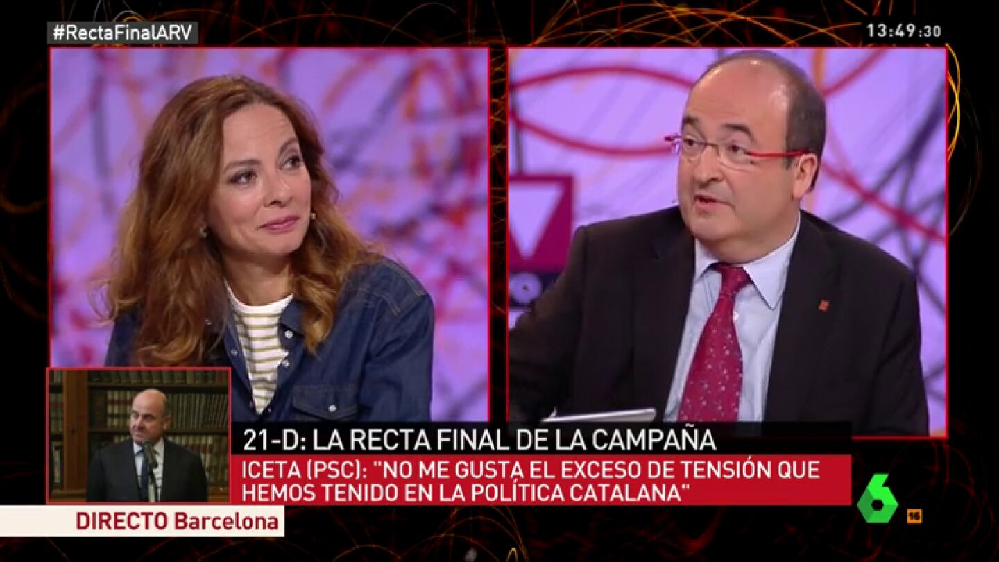 Miquel Iceta y Neus Tom&aacute;s en ARV