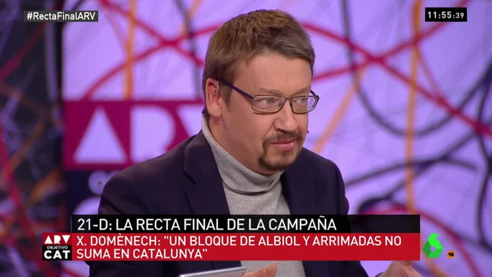 Xavier Domènech en Al Rojo Vivo