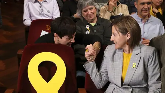 Carme Forcadell en un mitin en Sabadell Carme Forcadell en un mitin en Sabadell