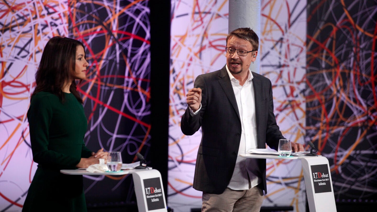Xavier Dom&egrave;nech e In&eacute;s Arrimadas