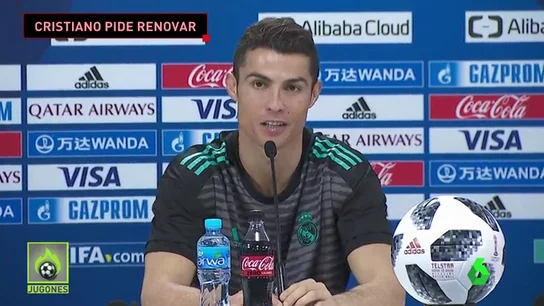 Cristiano Ronaldo pide renovar con el Real Madrid: "Me gustaría mucho...si es posible..." Cristiano Ronaldo pide renovar con el Real Madrid: "Me gustaría mucho...si es posible..."