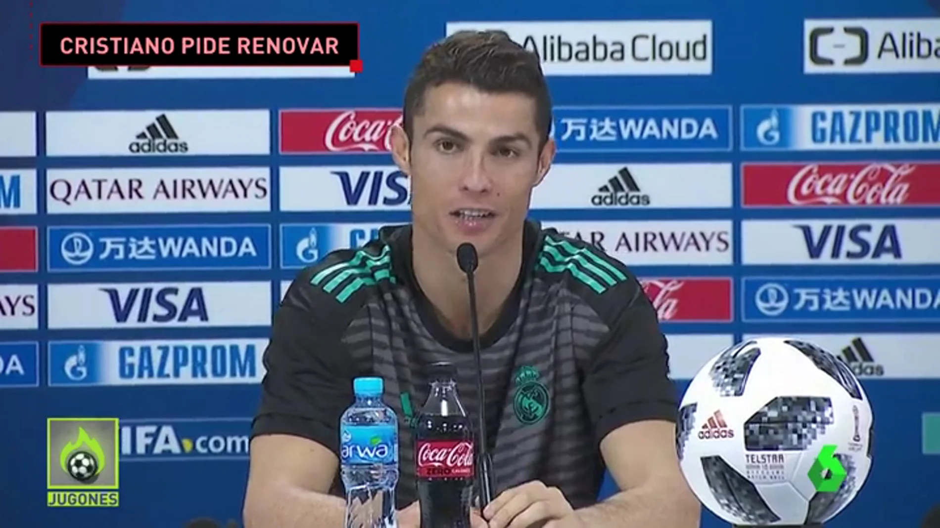 Cristiano Ronaldo pide renovar con el Real Madrid: "Me gustaría mucho...si es posible..."