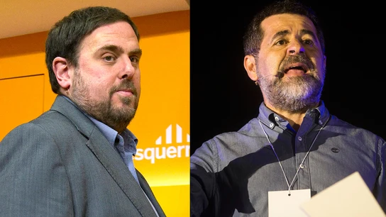 Oriol Junqueras y Jordi Sánchez Oriol Junqueras y Jordi Sánchez
