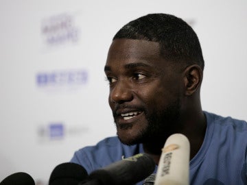 Justin Gatlin, en rueda de prensa Justin Gatlin, en rueda de prensa