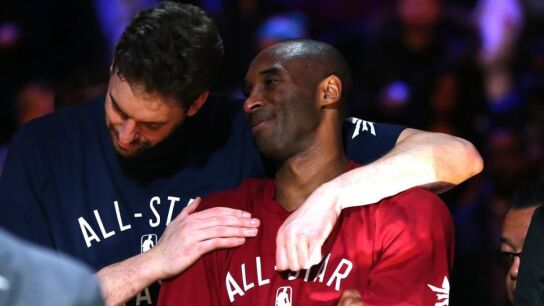 Pau Gasol y Kobe Bryant, en un 'All-Star' de la NBA