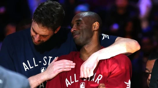 Pau Gasol y Kobe Bryant, en un 'All-Star' de la NBA Pau Gasol y Kobe Bryant, en un 'All-Star' de la NBA