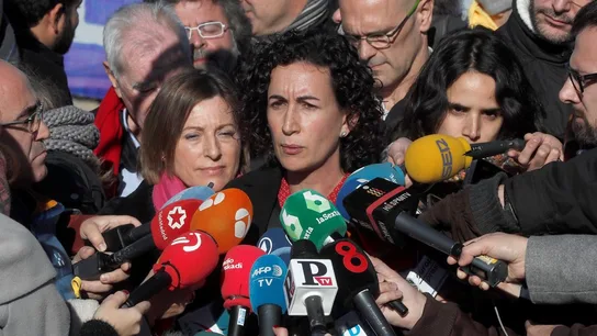 Marta Rovira ante los medios Marta Rovira ante los medios