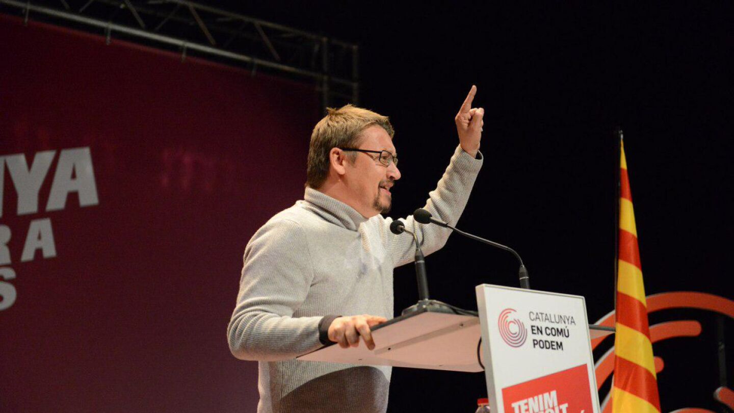 El candidato de Catalunya en Com&uacute;-Podem, Xavier Dom&egrave;nech